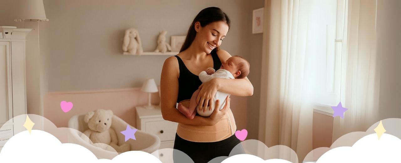 The Real Postpartum. What Does It Feel Like to Wear a Postpartum Girdle? Little Spoiler: Relief and Support 💗 - Sashes and More
