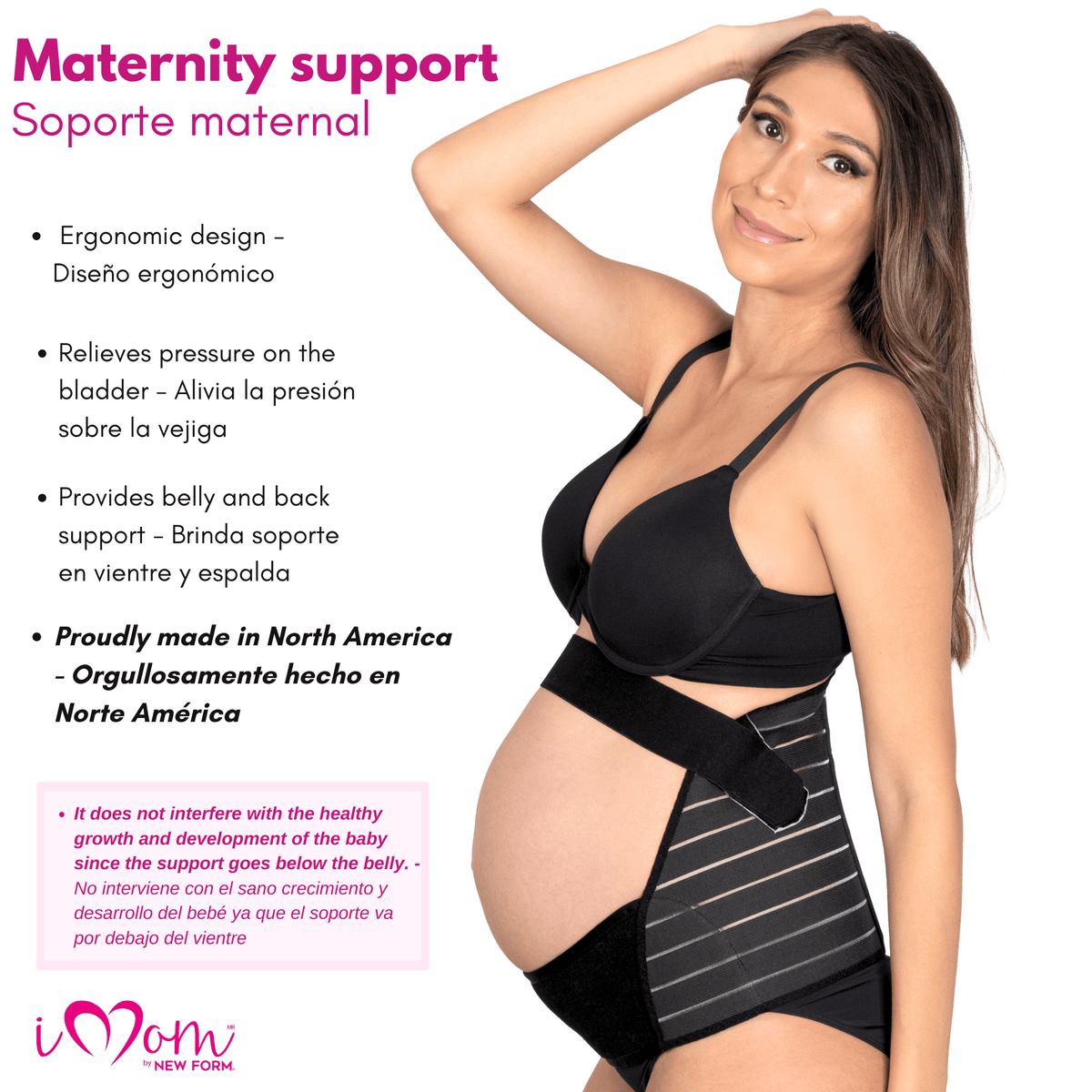 iMom Adjustable Maternity Support Belt for Pregnant Women - Sashes and More