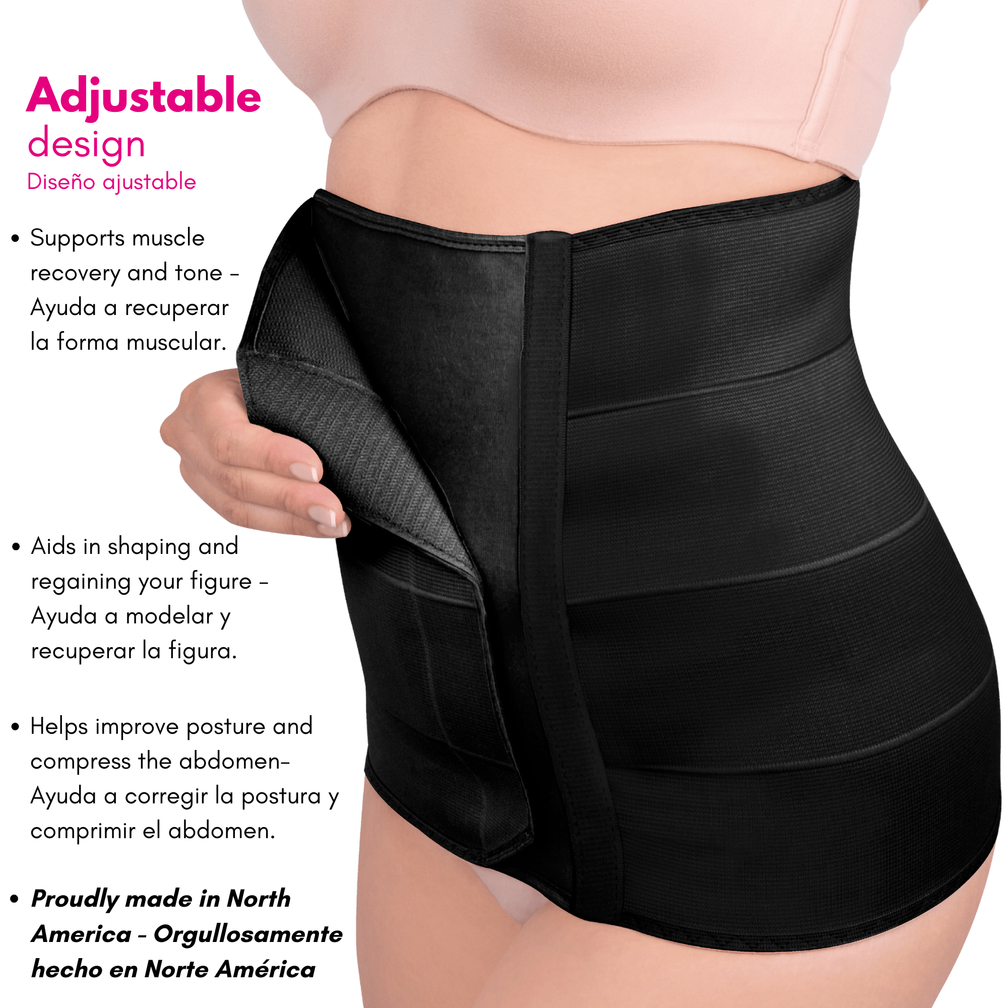 iMom High - Waist 4B Postpartum Shapewear Lipo - Sculpture for Women - Sashes and More