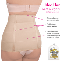 iMom High - Waist 4B Postpartum Shapewear Lipo - Sculpture for Women - Sashes and More