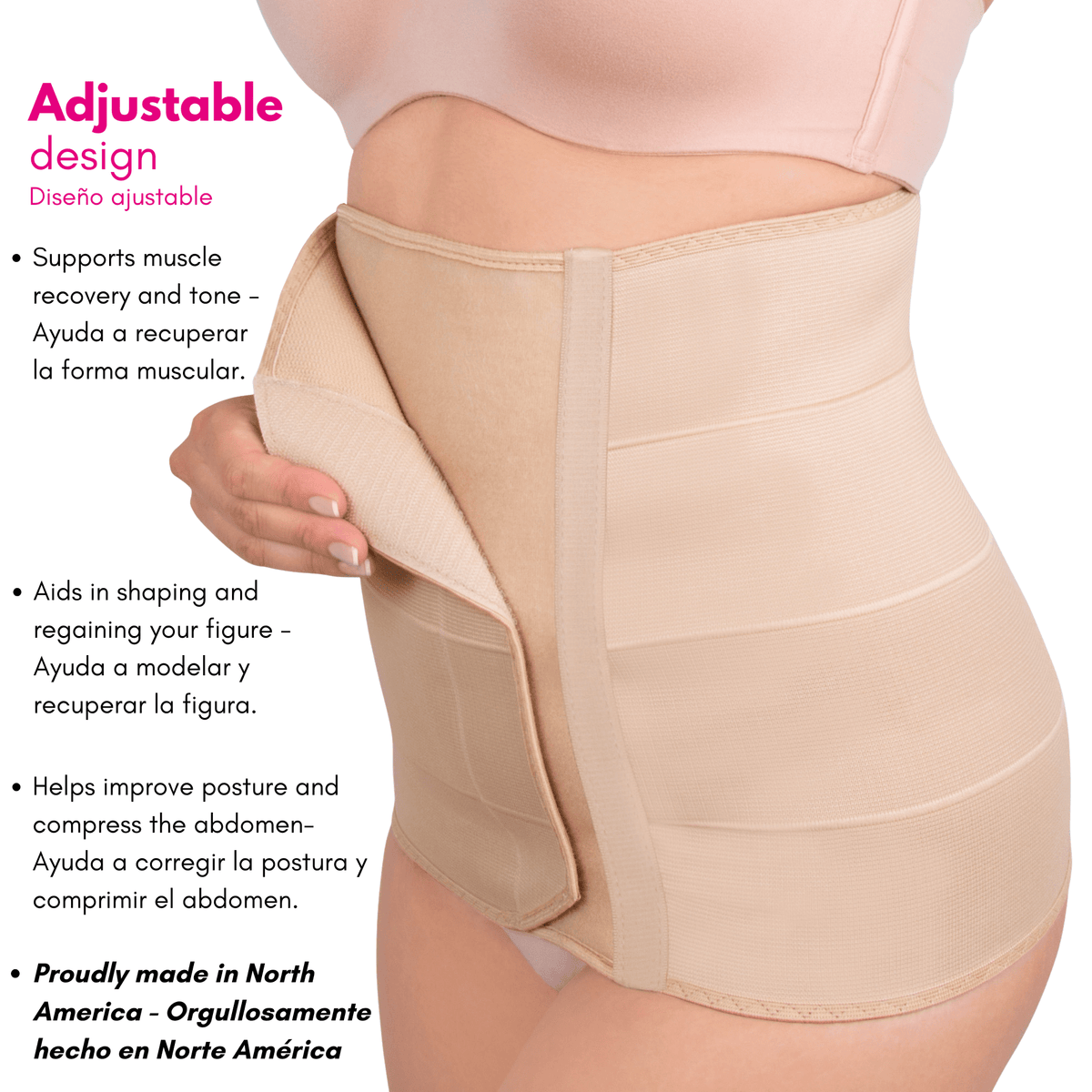 iMom High - Waist 4B Postpartum Shapewear Lipo - Sculpture for Women - Sashes and More