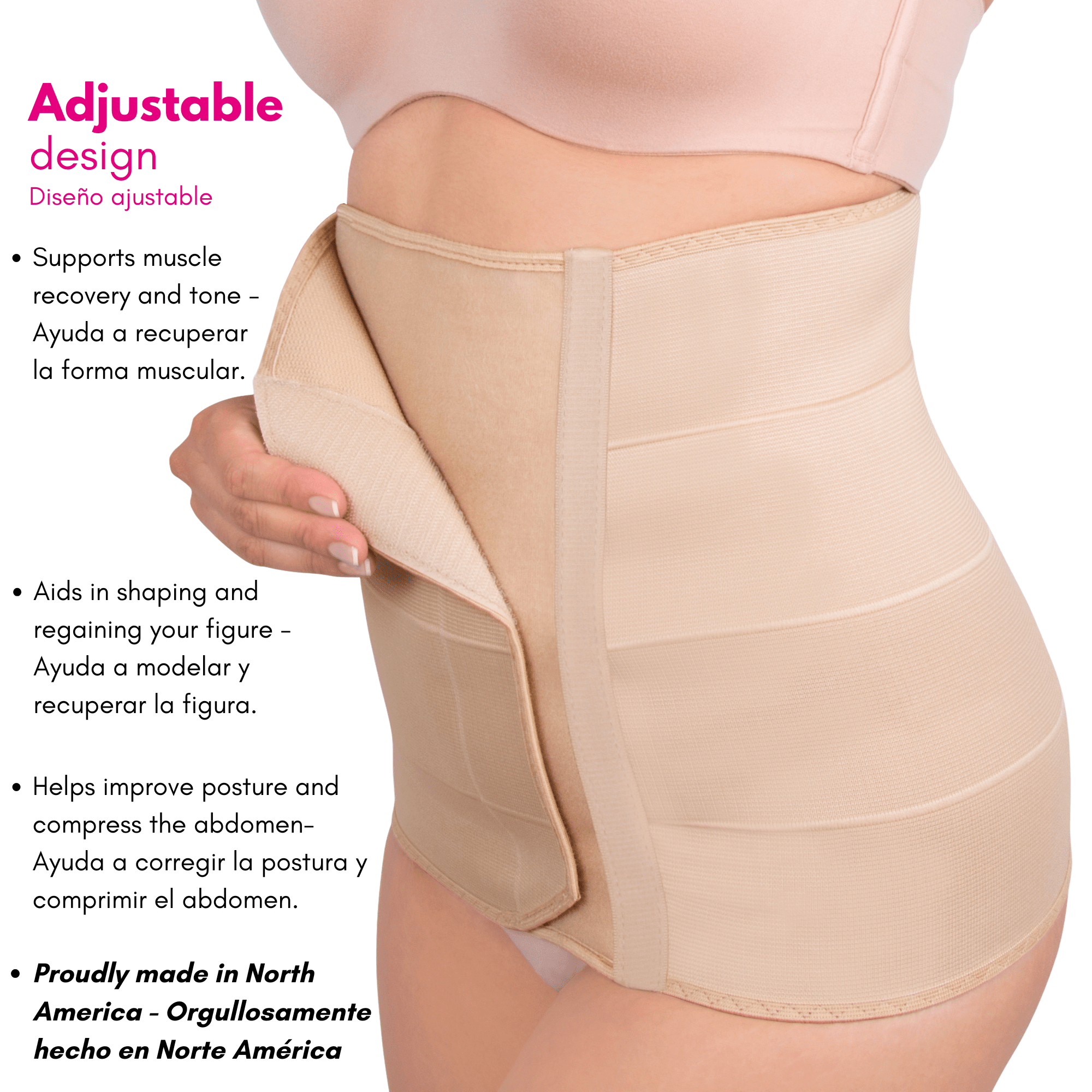iMom High - Waist 4B Postpartum Shapewear Lipo - Sculpture for Women - Sashes and More