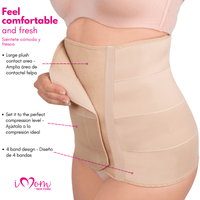 iMom High - Waist 4B Postpartum Shapewear Lipo - Sculpture for Women - Sashes and More