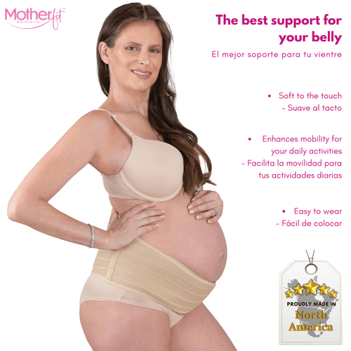 Motherfit Adjustable Maternity Belt – Belly Support | Pelvic and Lumbar Relief - Sashes and More