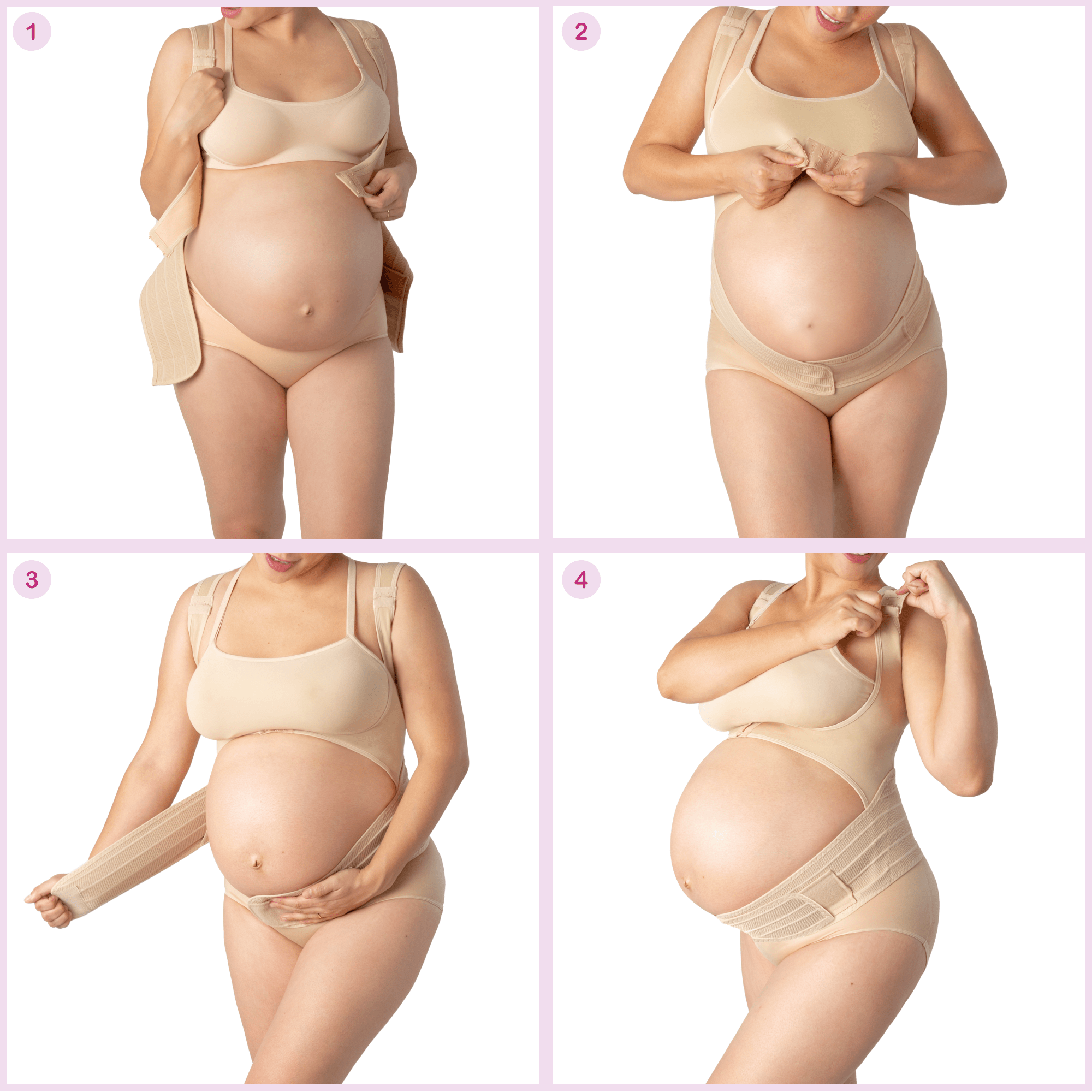 Motherfit Adjustable Maternity Support Vest for Pregnant - Belly Bands for Pregnant Women - Sashes and More