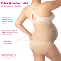 Motherfit - Maternity Belly Support Belt - Back Pain Relief - Adjustable Strap - Sashes and More