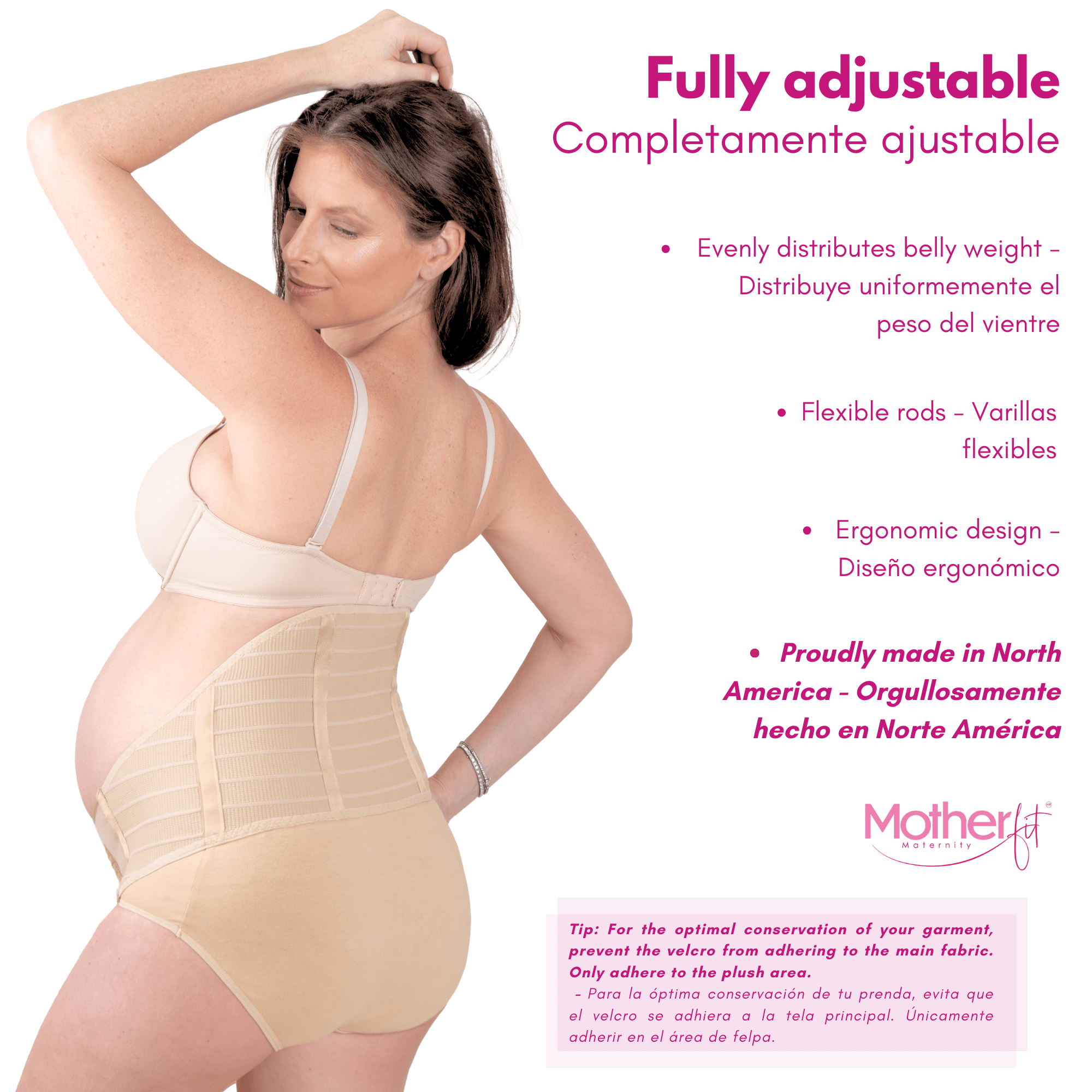 Motherfit Maternity Belt Panty – Comfort and Support During Pregnancy - Cotton Panty - Sashes and More