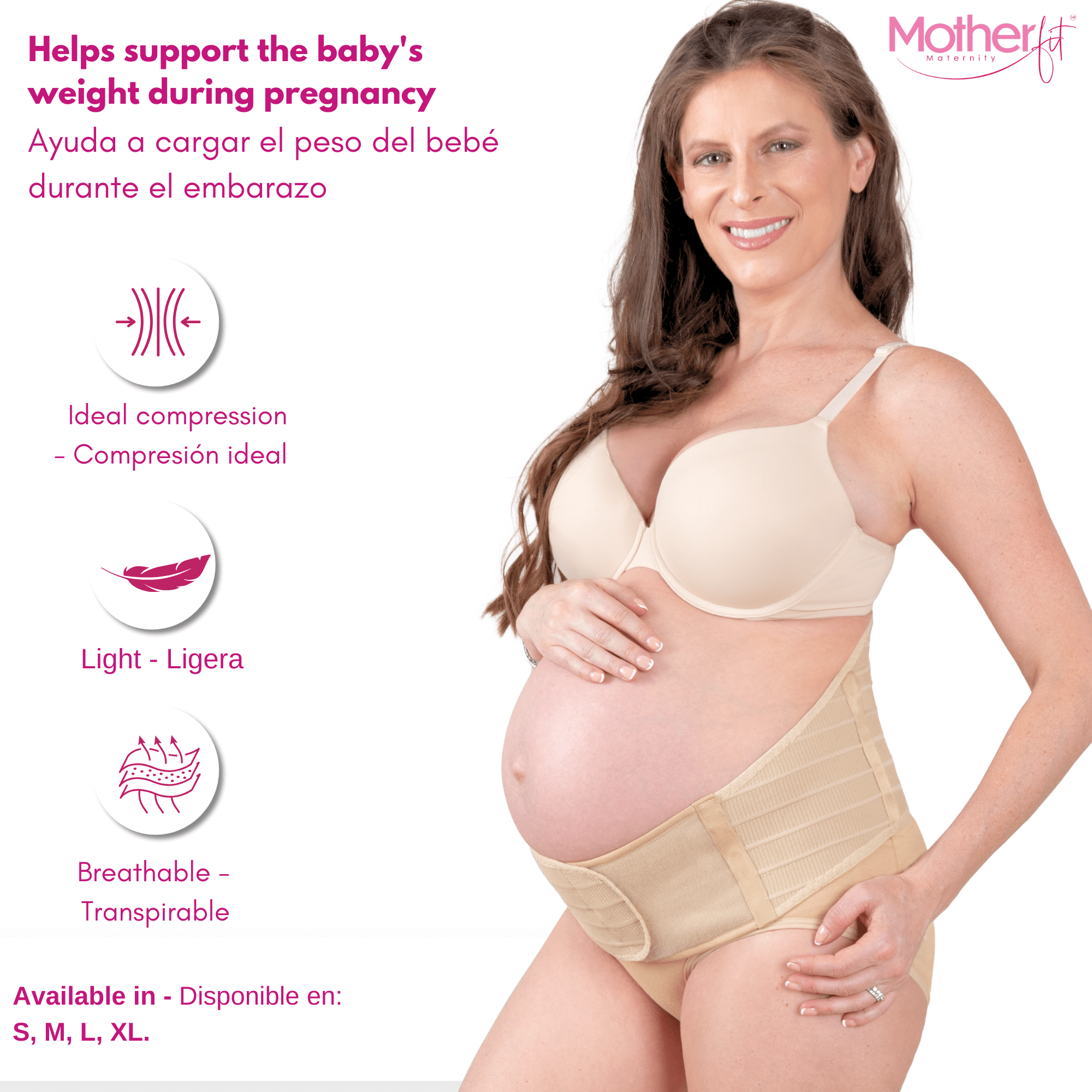 Motherfit Maternity Belt Panty – Comfort and Support During Pregnancy - Cotton Panty - Sashes and More