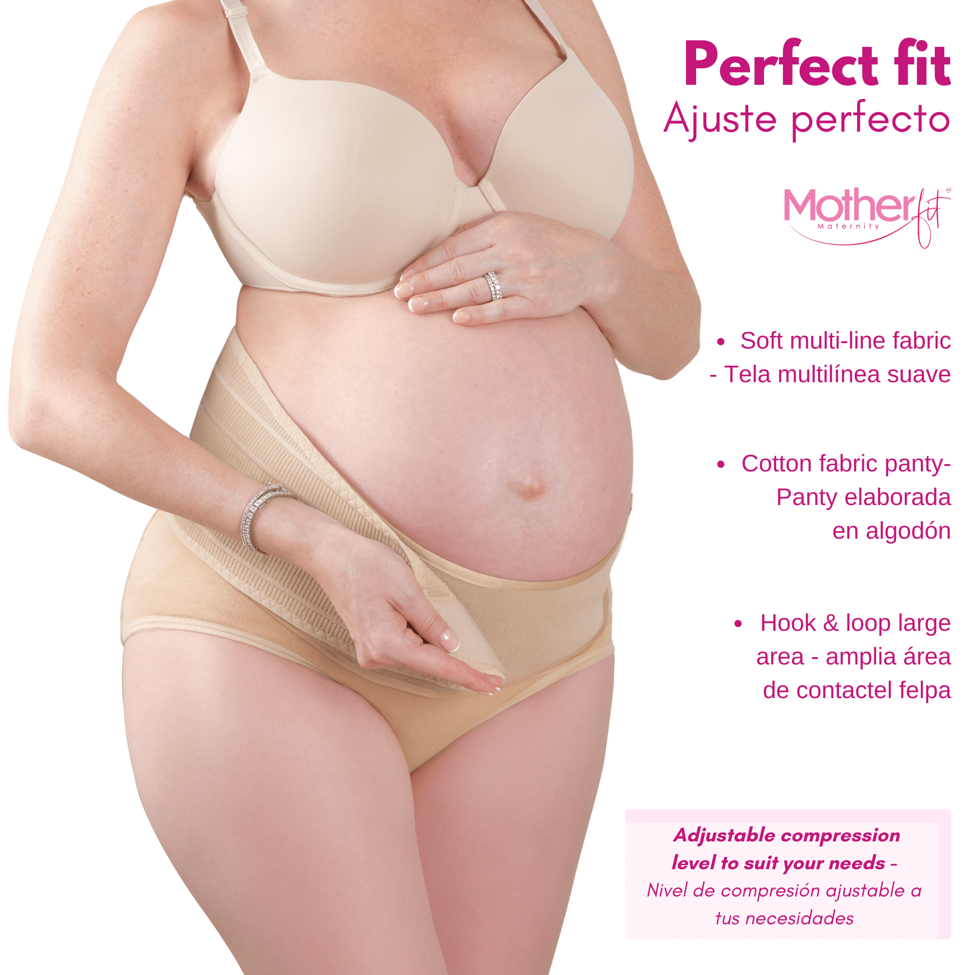 Motherfit Maternity Belt Panty – Comfort and Support During Pregnancy - Cotton Panty - Sashes and More
