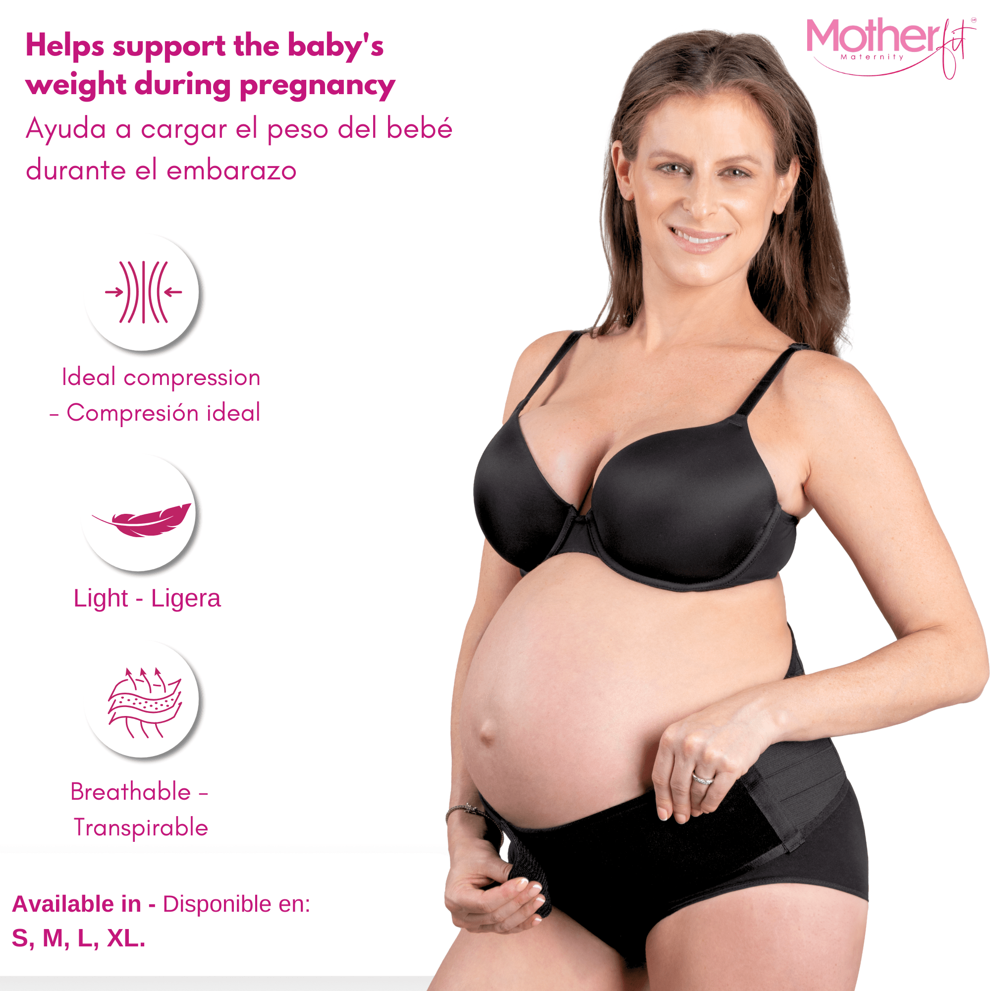 Motherfit Maternity Belt Panty – Comfort and Support During Pregnancy - Cotton Panty - Sashes and More