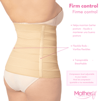Motherfit Tummy Wrap Shapewear for Postpartum and Post Surgery Recovery - Sashes and More